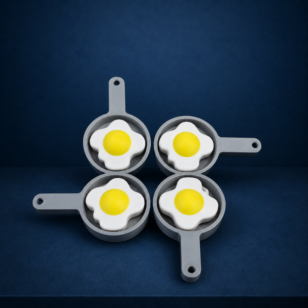 Frigideira Sensorial com Clique – Brinquedo Fidget Impresso em 3D
