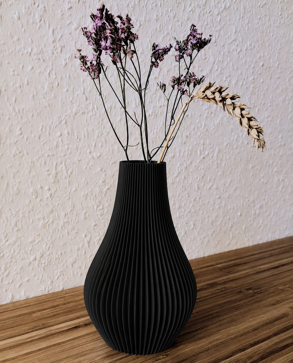 Vaso Decorativo Impresso em 3D | Design Moderno | 12cm ou 15cm | Cinza, Preto ou Off White
