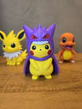 Pikachu Fantasiado de Gengar
