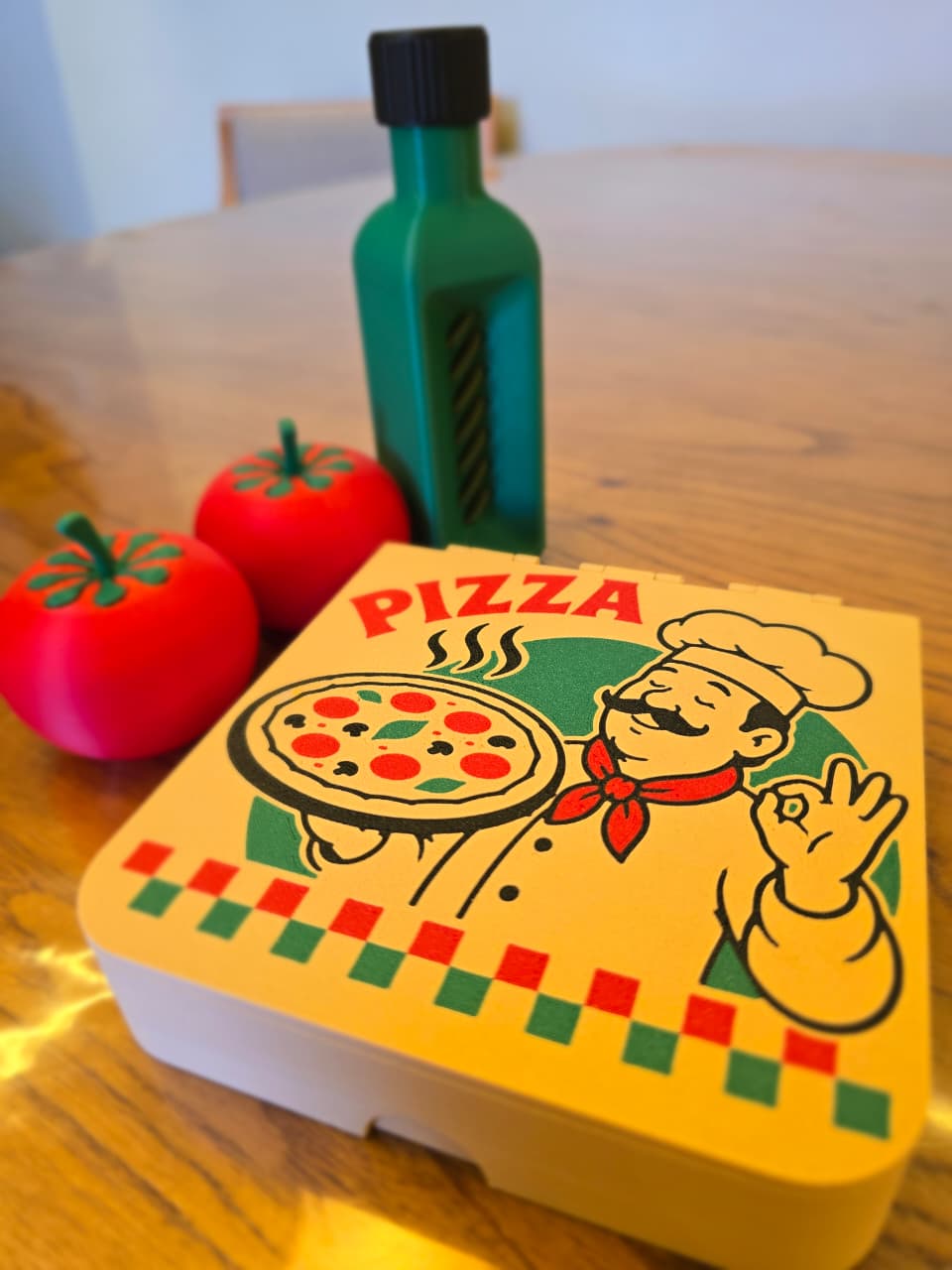 Kit Pizza em Miniatura em PLA 3D