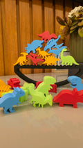 🦖 JOGO DE EQUILÍBRIO DINOSSAUROS – VERSÃO GRANDE COM 20 PEÇAS 🦕
