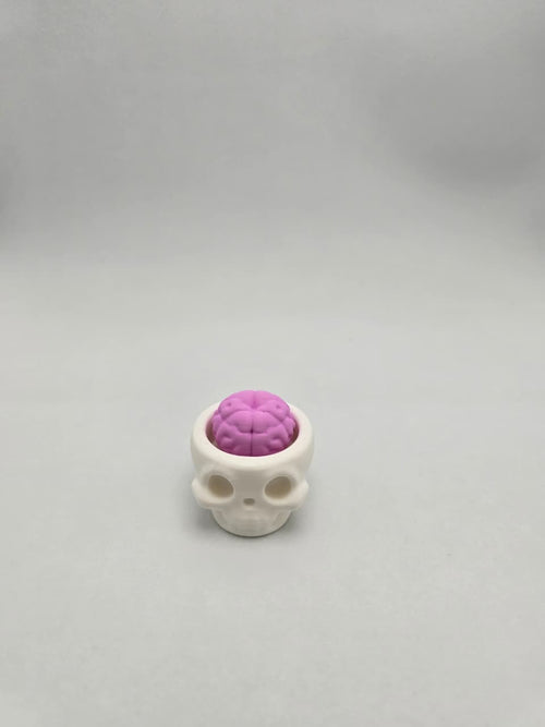 Caveira de Clique Sensorial em Impressão 3D – Colecionável em PLA