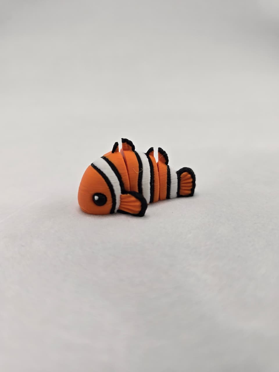 Peixe Palhaço Articulado em Impressão 3D – Colecionável em PLA Premium
