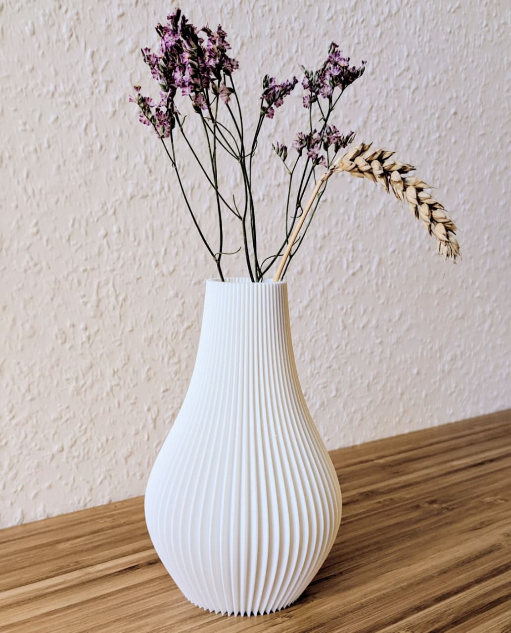 Vaso Decorativo Impresso em 3D | Design Moderno | 12cm ou 15cm | Cinza, Preto ou Off White