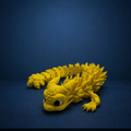Dragão Amarelo Articulado em Impressão 3D – Colecionável em PLA de Alta Qualidade