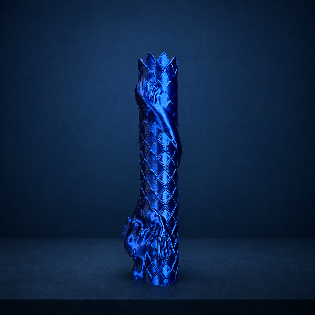 Espada Retrátil Dragão em Impressão 3D – Colecionável em PLA de Alta Qualidade
