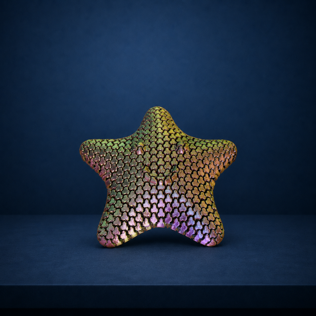Estrela Sensorial Articulada 3D