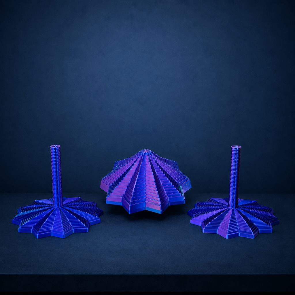 Estrela Sensorial Articulada – Brinquedo Sensorial Impresso em 3D em PLA