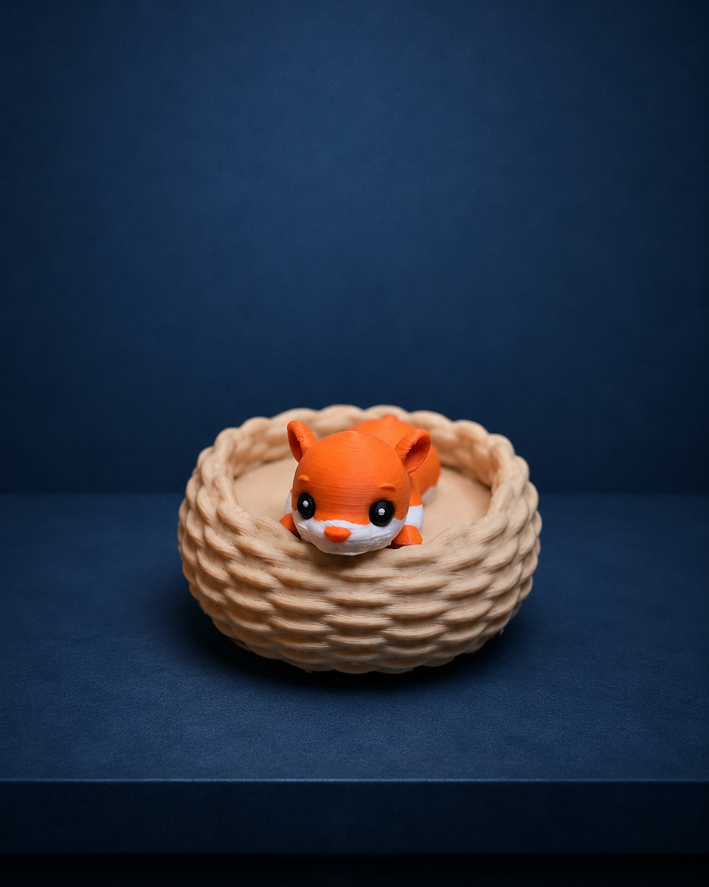 Mini Hamster Articulado Colecionável em Impressão 3D