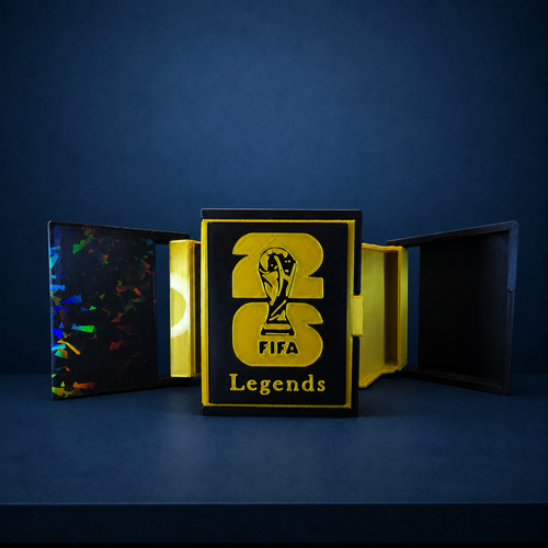 Case Porta Figurinhas FIFA Legends – Capacidade para até 45 Figurinhas | Impressão 3D em PLA