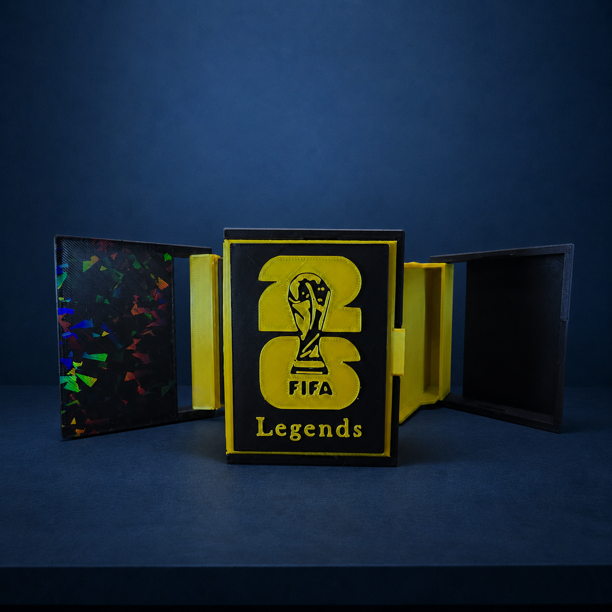 Case Porta Figurinhas FIFA Legends – Capacidade para até 45 Figurinhas | Impressão 3D em PLA