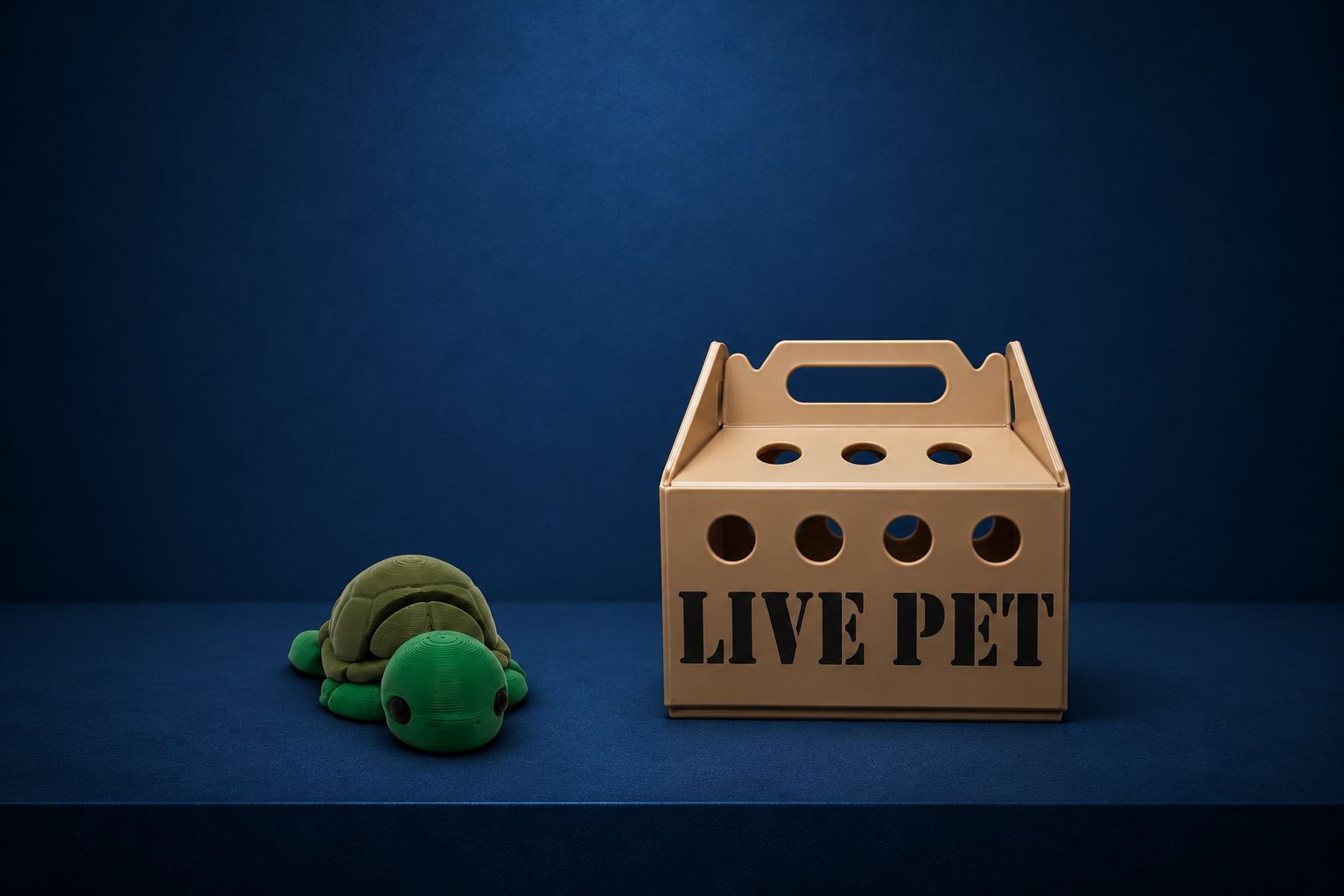 Mini Tartaruga Articulada em Impressão 3D – Colecionável em PLA