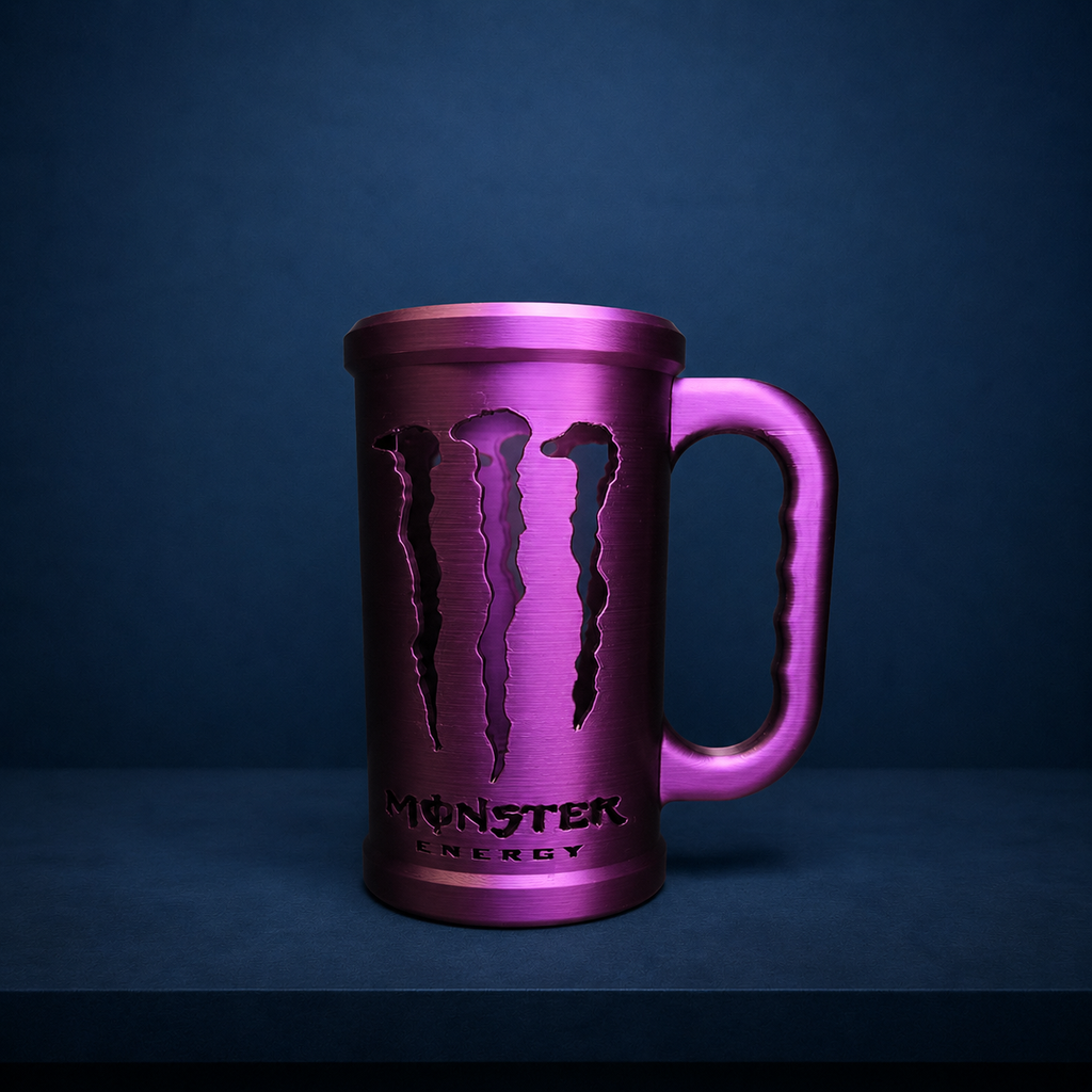 Suporte para Lata Monster + Chaveiro + Abridor em PLA | Colecionável 3D
