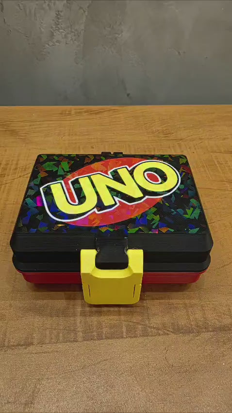 Caixa Porta Cartas UNO em Impressão 3D – Organizador para Baralho UNO em PLA