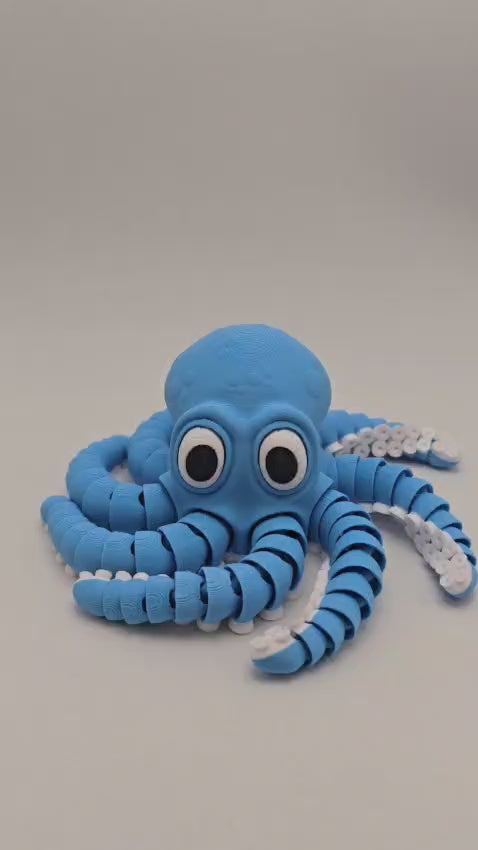 Polvo Articulado em Impressão 3D – Colecionável em PLA