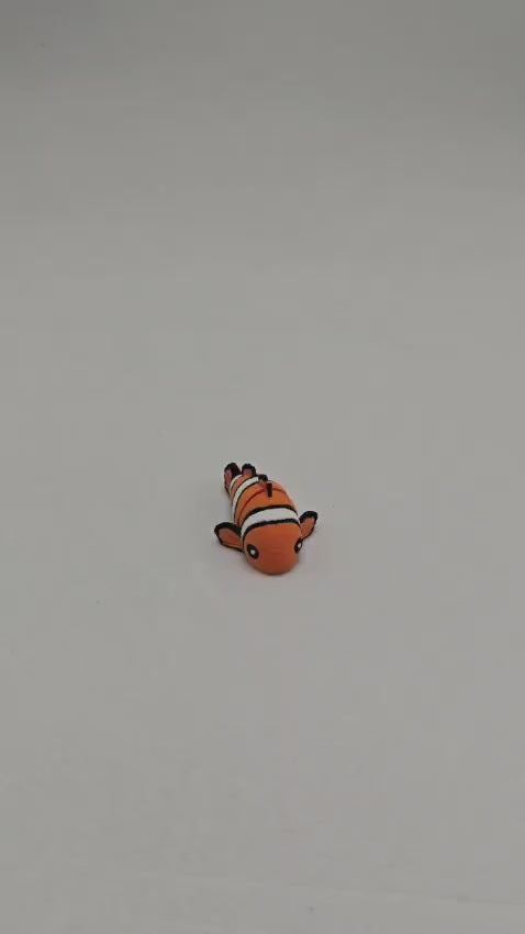 Peixe Palhaço Articulado em Impressão 3D – Colecionável em PLA Premium
