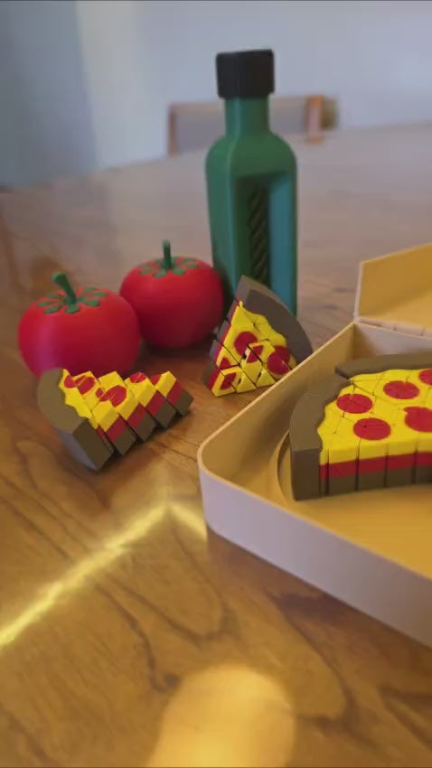 Kit Pizza em Miniatura em PLA 3D